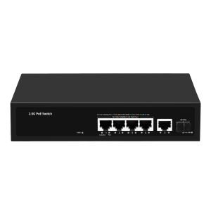 OEM SW64HIPOE-2AZCXF-60 Switch PoE Multigagibit 2,5Gbps 4 PoE + 1 Uplink Rj45 1/2
