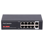 OEM SW8FE2GE-100W Switch PoE 8 puertos PoE + 2 Uplink RJ45 Velocidad 10/100 Mbps + Uplink