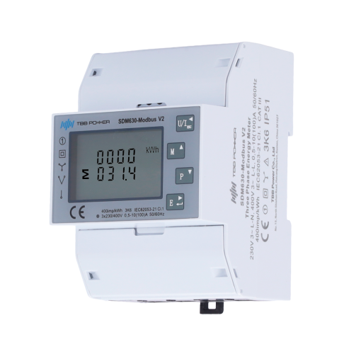 Tbb TBB-SDM-630 Smart Meter TBB Trifásico | Bidireccional Compatible con inversor Riio