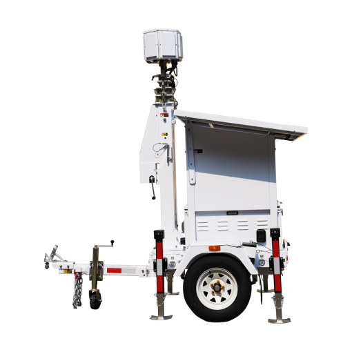 Safire TRAILER-5KWH-440W-7M NO HOMOLOGADO PARA CIRCULAR | NO INCLUYE MONTAJE – Trailer de CCTV tamaño pequeño de alta