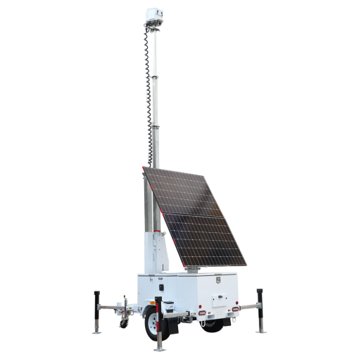 Safire TRAILER-8KWH-440W-7M NO HOMOLOGADO PARA CRCULAR – Trailer CCTV de alta capacidad – Capacidad 8038W/h | x2 placas