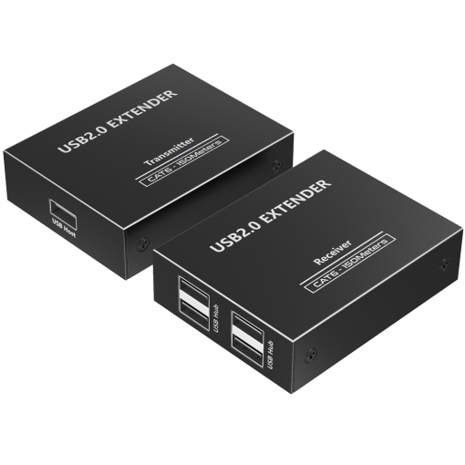 Lenkeng USB-EXT-4-20 Extensor USB 2.0 LAN – 1 entrada USB – 4 salidas USB – Longitud máxima de conexión 150m – Plug