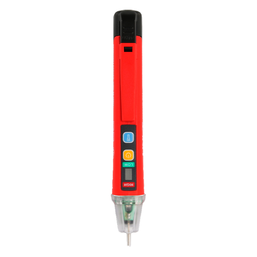Uni-T UT12D-EU Detector de tensión AC sin contacto – Modo de alto y bajo voltaje hasta 1000 V – Aviso audible