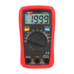 Uni-T UT131A Multímetro digital de mano LCD - Medición de voltaje en DC y AC hasta 250V - Medición de