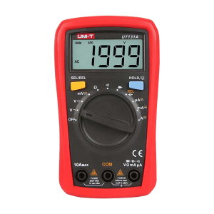 Uni-T UT131A Multímetro digital de mano LCD - Medición de voltaje en DC y AC hasta 250V - Medición de