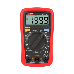 Uni-T UT131B Multímetro digital de mano LCD - Medición de voltaje en DC y AC hasta 250V - Medición de
