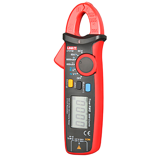 Uni-T UT211B Mini pinza amperimétrica – Medición en DC y AC hasta 600V y 60A – Mide resistencia y