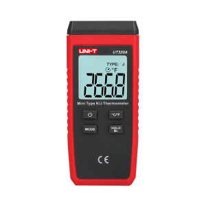 Uni-T UT320A Termómetro con sondas tipo K y J - Display Single retroiluminado - Alta precisión - Resistente