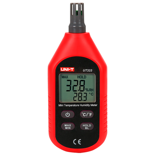 Uni-T UT333 Medidor de condiciones ambientales – Medición de temperatura y humedad – Diseño ligero y