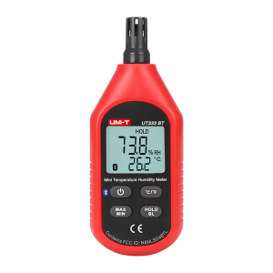 Uni-T UT333-BT Medidor de condiciones ambientales - Medición de temperatura y humedad - Diseño ligero y