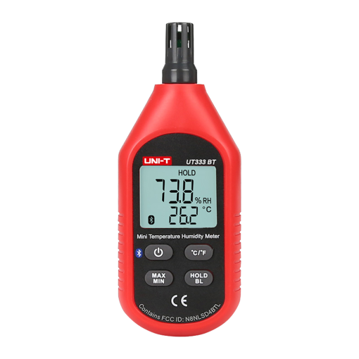 Uni-T UT333-BT Medidor de condiciones ambientales – Medición de temperatura y humedad – Diseño ligero y
