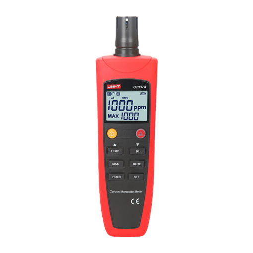Uni-T UT337A Medidor de monóxido de carbono (CO) – Incorpora sensor electroquímico de gas – Alarma