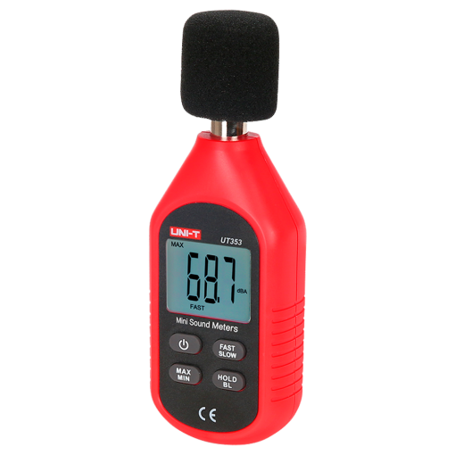 Uni-T UT353 Medidor de nivel de sonido – Capta ruido hasta 130 dB con rápida respuesta – Display LCD