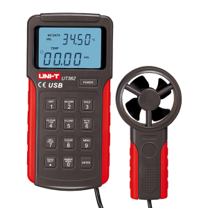 Uni-T UT362 Anemómetro tipo Split - Sensor de velocidad del viento de alta precisión - Sensor de