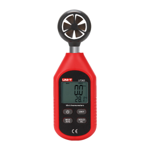 Uni-T UT363 Anemómetro de mano - Sensor de velocidad del viento de alta precisión - Sensor de temperatura