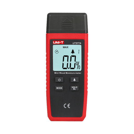 Uni-T UT377A Medidor de humedad en madera – Selector de tipo de madera – Corrección en función de humedad