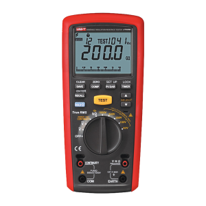 Uni-T UT505B Medidor de resistencia de aislamiento - Multimétro de voltaje AC y DC hasta 600V - Rangos