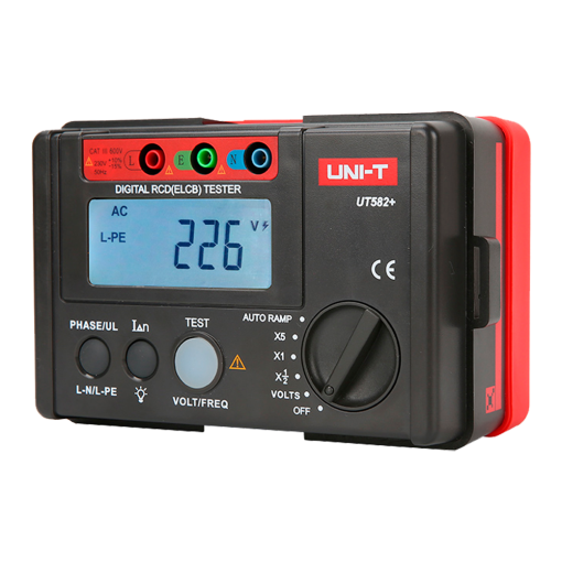 Uni-T UT582+ Comprobador de tiempo de disparo de diferencial – Display LCD de hasta 1000 cuentas –