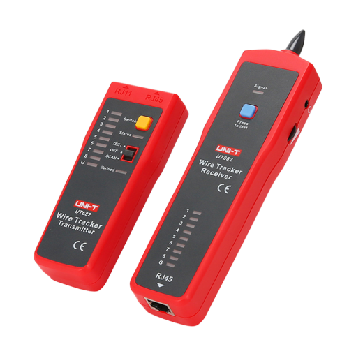 Uni-T UT682 Tester de cables Comprobación de estado cables RJ45/RJ11 Indicador luminoso