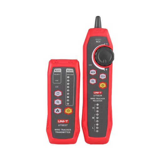 Uni-T UT683KIT Tester de cables Comprobación de estado cables RJ45/RJ11 Apagado