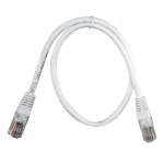 Safire UTP1-05W Cable UTP - Ethernet - Conectores RJ45 - Categoría 5E - 0.5 m - Color blanco