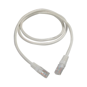 Safire UTP1-1W Cable UTP Safire - Ethernet - Conectores RJ45 - Categoría 5E - 1 m - Color blanco