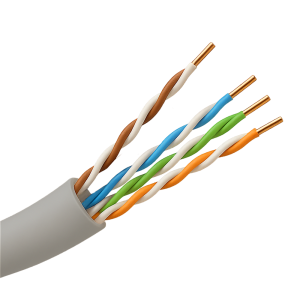Safire UTP5E-305-BC-PVC-Eca Caable UTP Categoría 5E - Conductor OFC,100% cobre - Diámetro 25 AWG-0,45mm - Certificado CPR