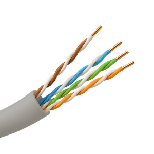 Safire UTP5E-305-PVC-Eca Cable UTP Safire - Categoría 5E - Rollo de 305 metros | Diámetro 5 mm - Conductor CCA -