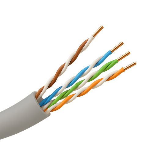 Safire UTP5E-305-PVC-Eca Cable UTP Safire – Categoría 5E – Rollo de 305 metros | Diámetro 5 mm – Conductor CCA –
