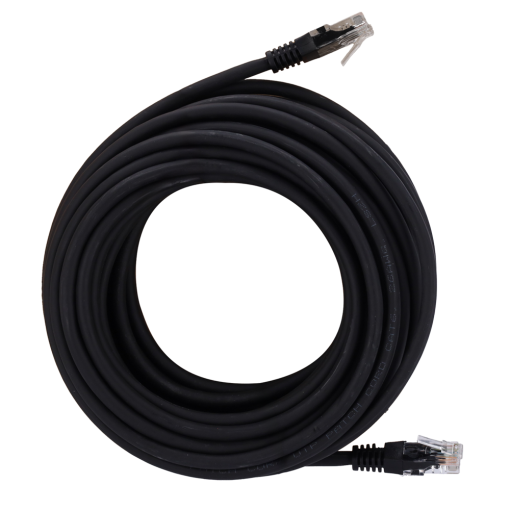 Safire UTP6-10-OUTDOOR Cable UTP – Ethernet – Conectores RJ45 – Categoría 6 – Cubierta especial para exterior ( Negro