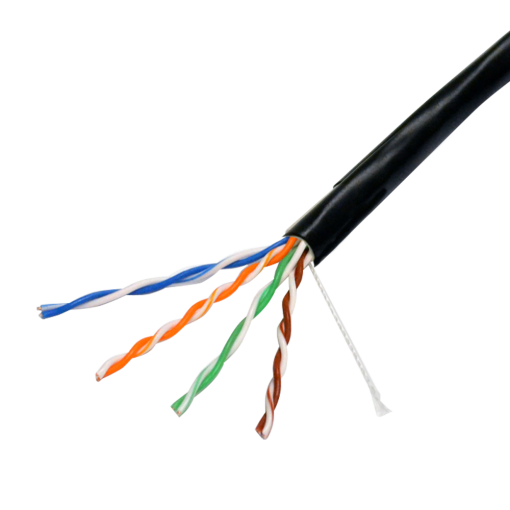 Safire UTP6-100-OUTDOOR-CCA Cable UTP Safire – Categoría 6 – Cumple con 90m Fluke test – Conductor CCA – Cubierta especial