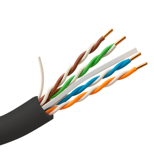 Safire UTP6-300-BC-OUTDOOR Cable UTP rígido de exterior Categoría 6 Cumple con 90m Fluke