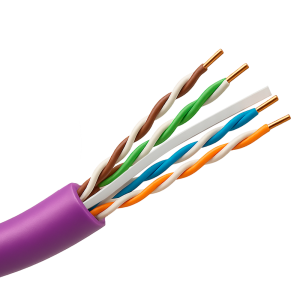 Safire UTP6-305-BC-LSZH-Dca-PU Cable UTP rígido libre de halógenos - Categoría 6 - Cumple con 90m Fluke test - Conductor OFC