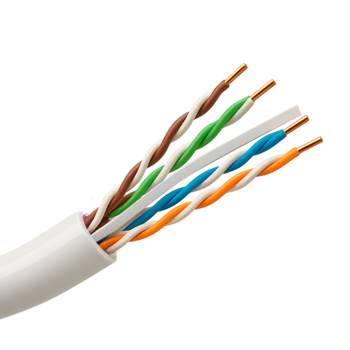 Safire UTP6-305-BC-OUTDOOR-BW Cable UTP rígido de exterior – Categoría 6 – Cumple con 90m Fluke test – Conductor OFC, pureza