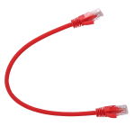 Safire UTP6-H-03R Cable UTP - Ethernet - Conectores RJ45 - Categoría 6 - 0,3 m - Color rojo