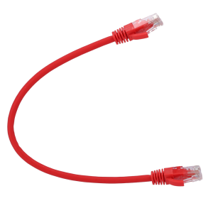 Safire UTP6-H-03R Cable UTP - Ethernet - Conectores RJ45 - Categoría 6 - 0,3 m - Color rojo