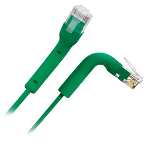 Safire UTP6A-FLEX-02G Cable UTP flexible - Ethernet - Conectores RJ45 - Categoría 6A - 0,2 m - Color verde