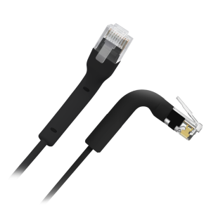 Safire UTP6A-FLEX-05BK Cable UTP flexible - Ethernet - Conectores RJ45 - Categoría 6A - 0,5 m - Color negro