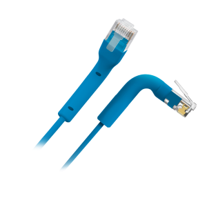 Safire UTP6A-FLEX-1B Cable UTP flexible - Ethernet - Conectores RJ45 - Categoría 6A - 1 m - Color azul