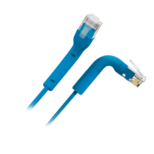 Safire UTP6A-FLEX-1B Cable UTP flexible – Ethernet – Conectores RJ45 – Categoría 6A – 1 m – Color azul
