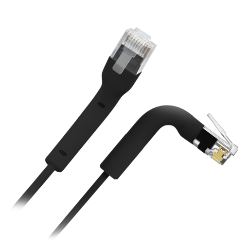 Safire UTP6A-FLEX-2BK Cable UTP flexible – Ethernet – Conectores RJ45 – Categoría 6A – 2 m – Color negro