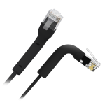 Safire UTP6A-FLEX-3BK Cable UTP flexible - Ethernet - Conectores RJ45 - Categoría 6A - 3 m - Color negro