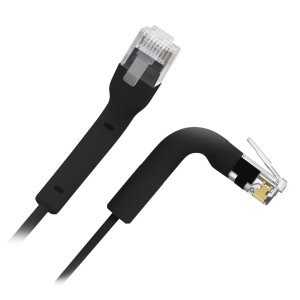 Safire UTP6A-FLEX-3BK Cable UTP flexible - Ethernet - Conectores RJ45 - Categoría 6A - 3 m - Color negro