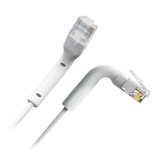 Safire UTP6A-FLEX-3W Cable UTP flexible – Ethernet – Conectores RJ45 – Categoría 6A – 3 m – Color blanco