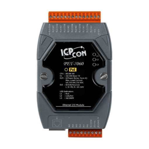 Vaelsys VA-6DI-6PR-POE Módulo de entradas y salidas Ethernet con relé de 6 canales