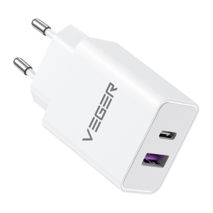 Veger VG-65W1A1C Cargador USB Potencia 65W | Con tecnología Ga N Carga rápida 2