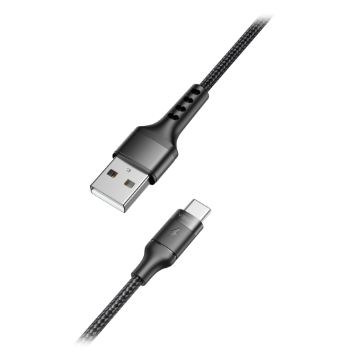 Veger VG-AC03 Cable USB 2.0 para portátiles USB-A a USB-C Cubierta de metal