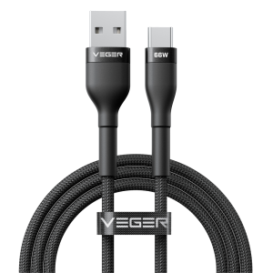 Veger VG-AC04 Cable USB 2.0 para portátiles USB-A a USB-C Cubierta de metal
