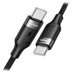 Veger VG-CC02 Cable USB2.0 para portátiles USB-C a USB-C Cubierta de metal