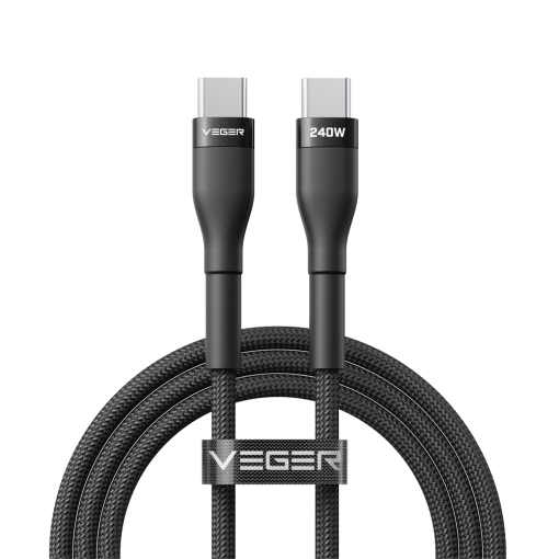 Veger VG-CC03 Cable USB 2.0 para cualquier dispositivo USB-C a USB-C Cubierta de metal